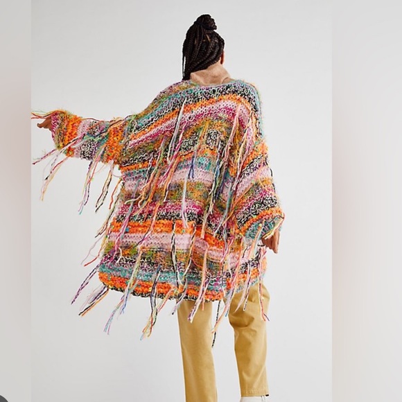 Free People “Nothing But Fringe Jacket” x E With Love Handmade - Picture 1 of 8